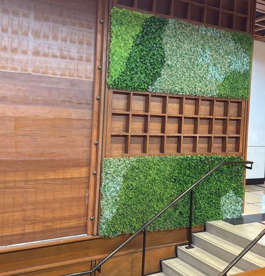 Completed decorative maintenance work