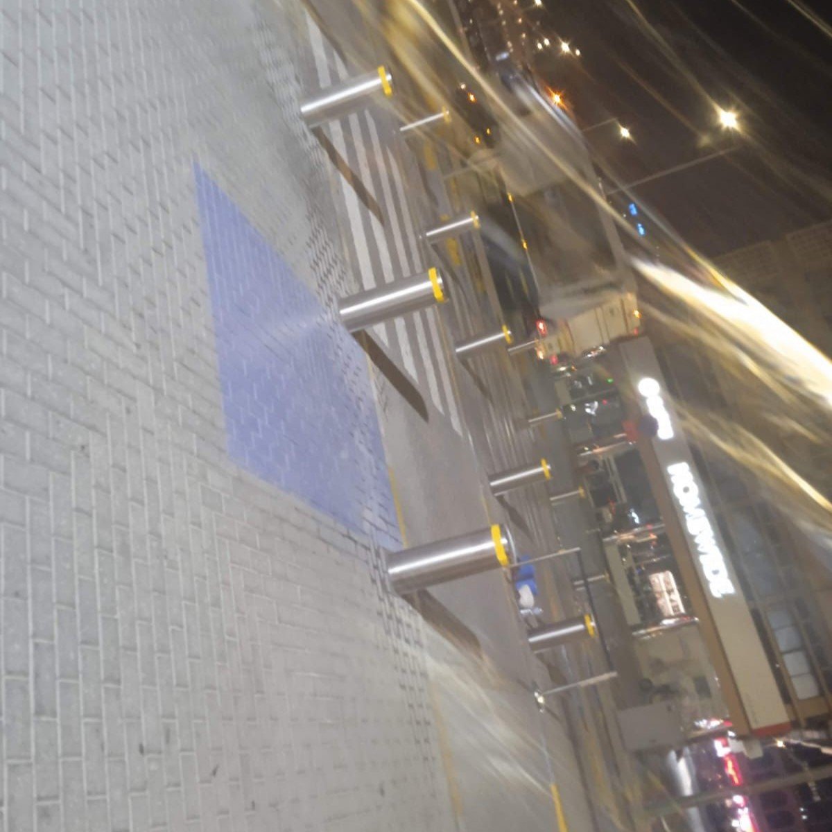 ADNOC bollard installation